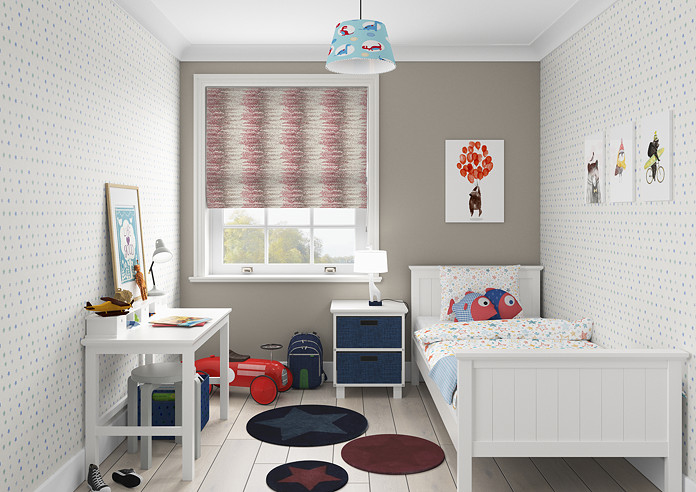 Highbury, Rosso - Roman Blind - Image 5